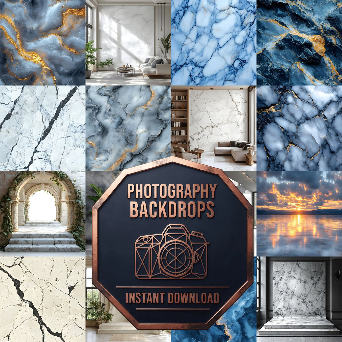 Marble Pillar Backdrop Images