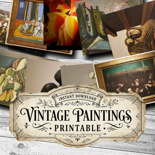Martin Benka Beside Woodcutters 1940S Vintage Paintings
