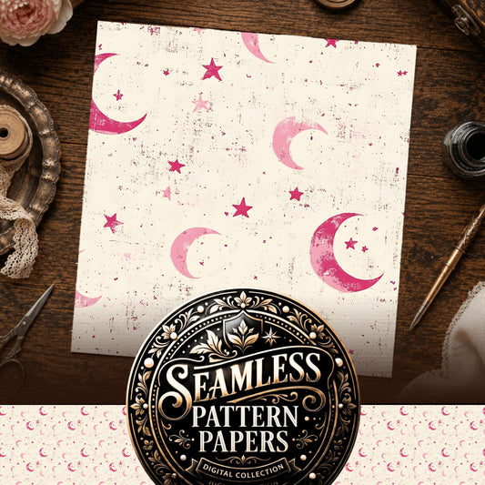 Moon Seamless Pattern
