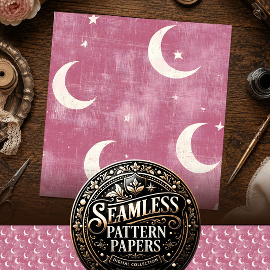 Moon Seamless Pattern