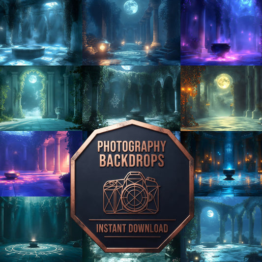 Moonlit Ritual Backdrop Images