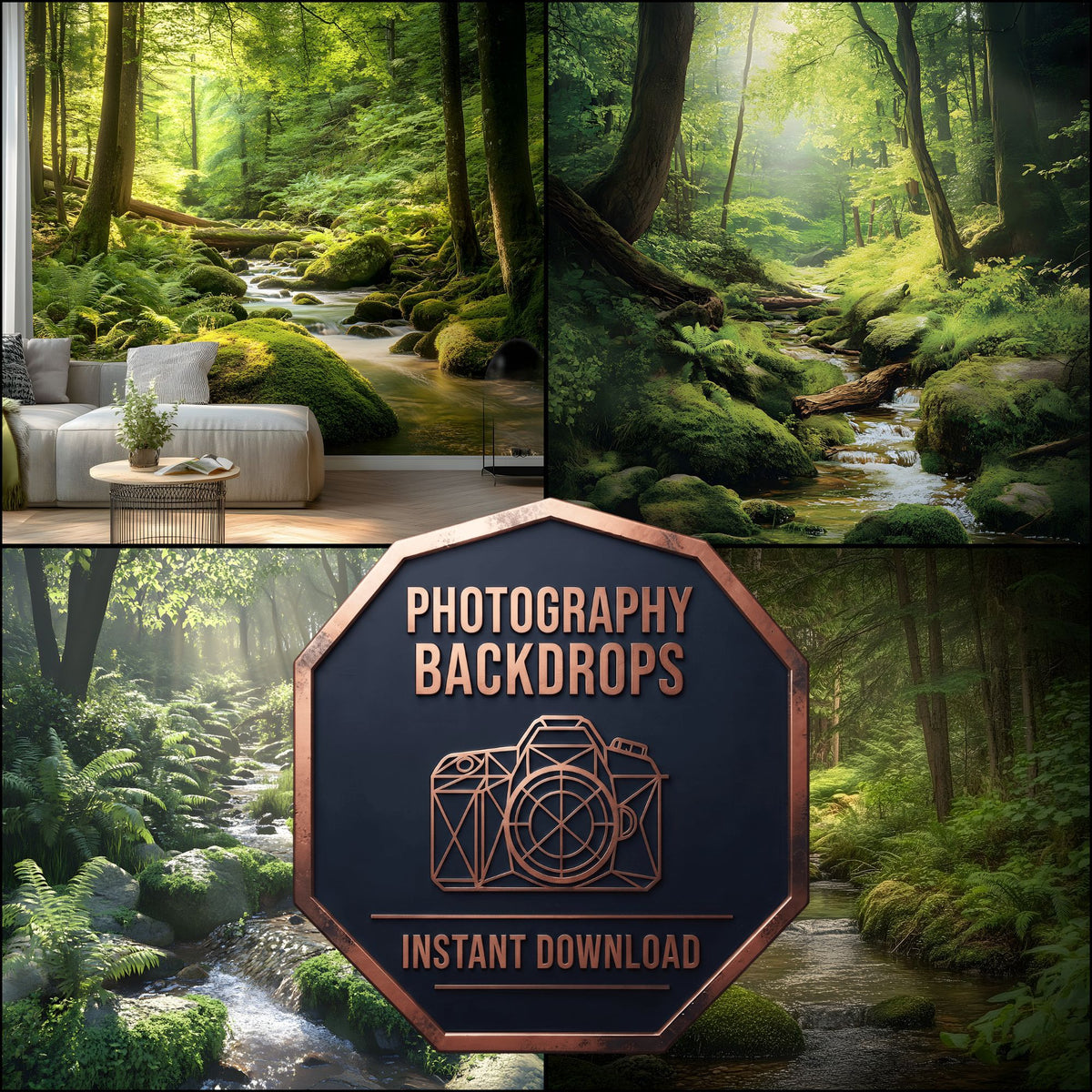 Mossy Forest Backdrop Images