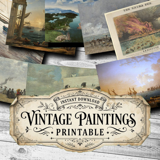 Oceans & Ships Vintage Paintings