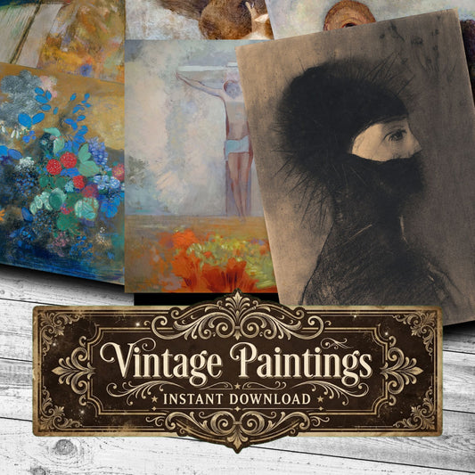 Odilon Redon Vintage Paintings