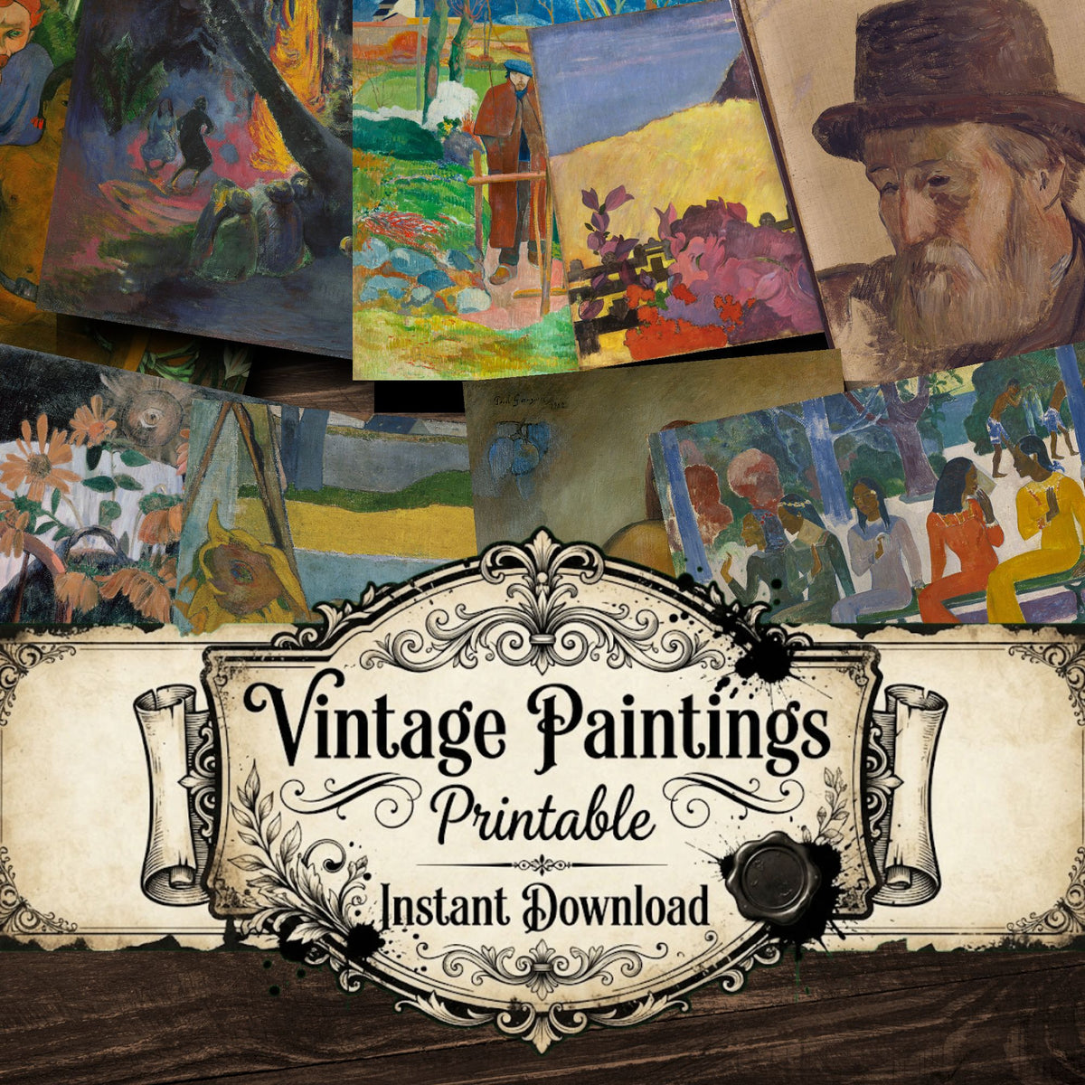 Paul Gauguin Vintage Paintings