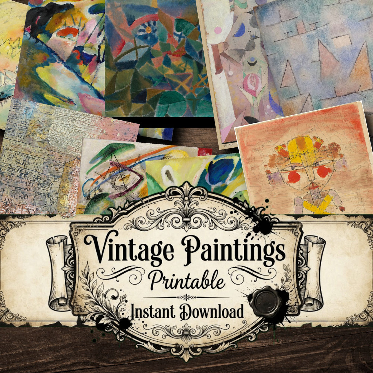 Paul Klee Vintage Paintings