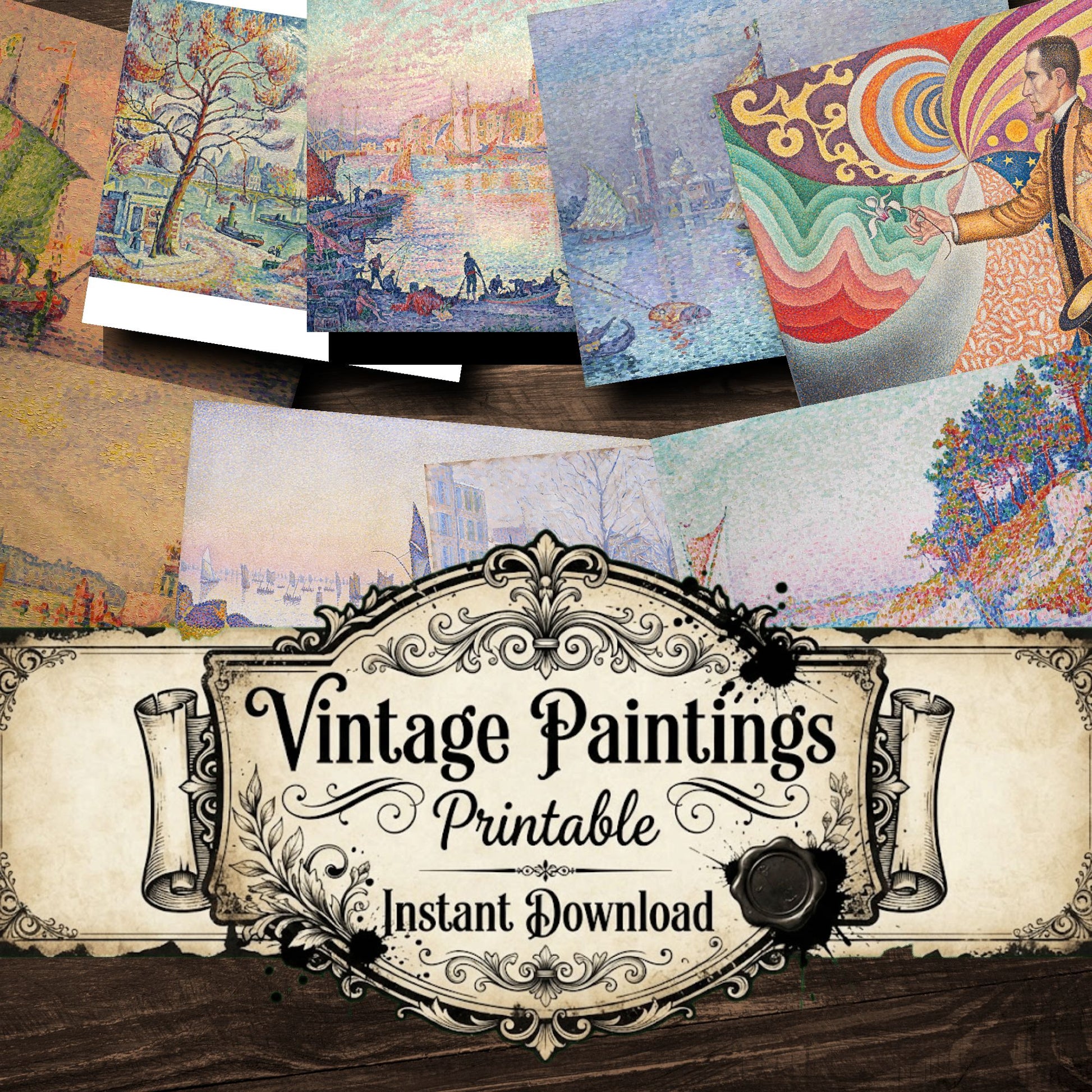 Paul Signac Vintage Paintings
