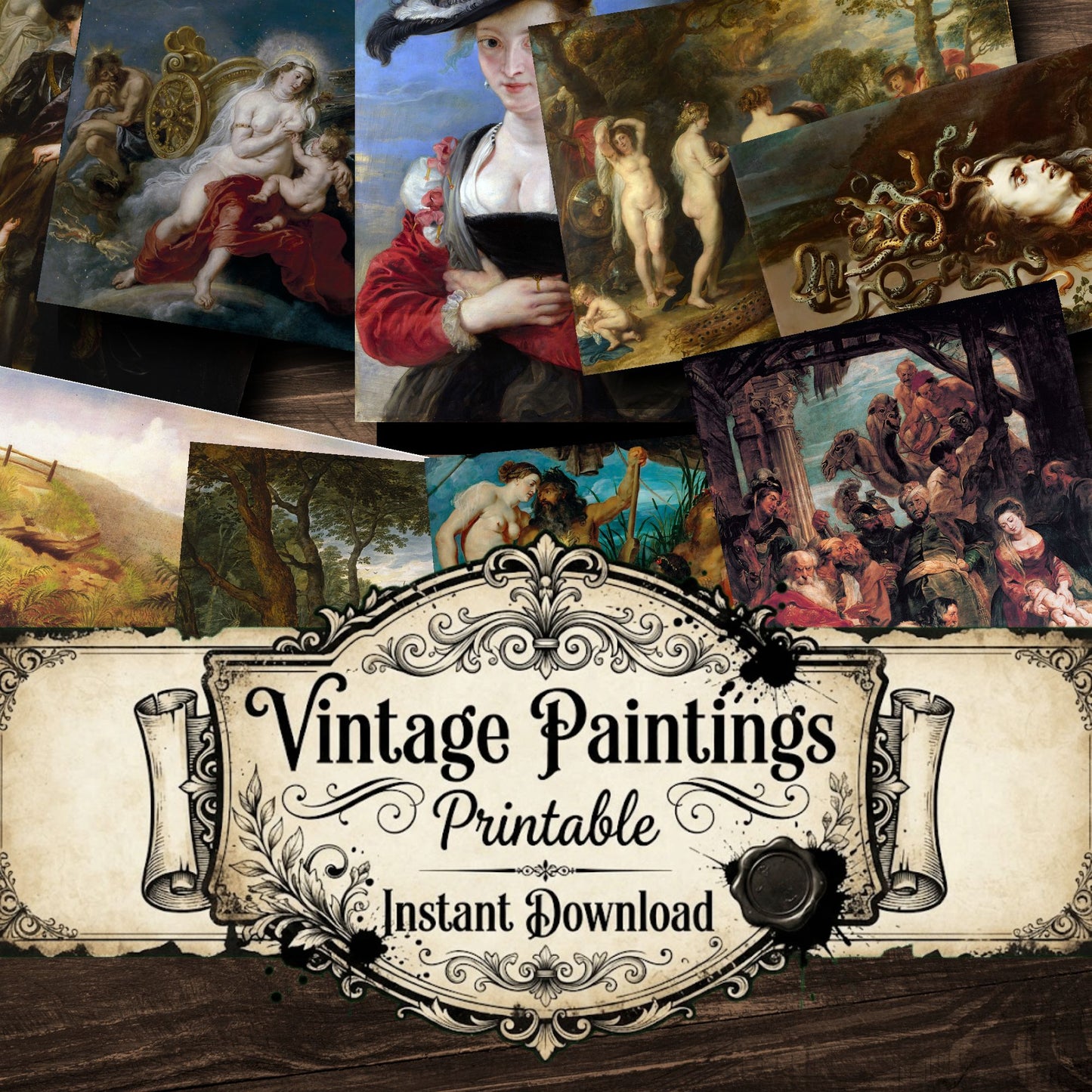 Peter Paul Rubens Vintage Paintings