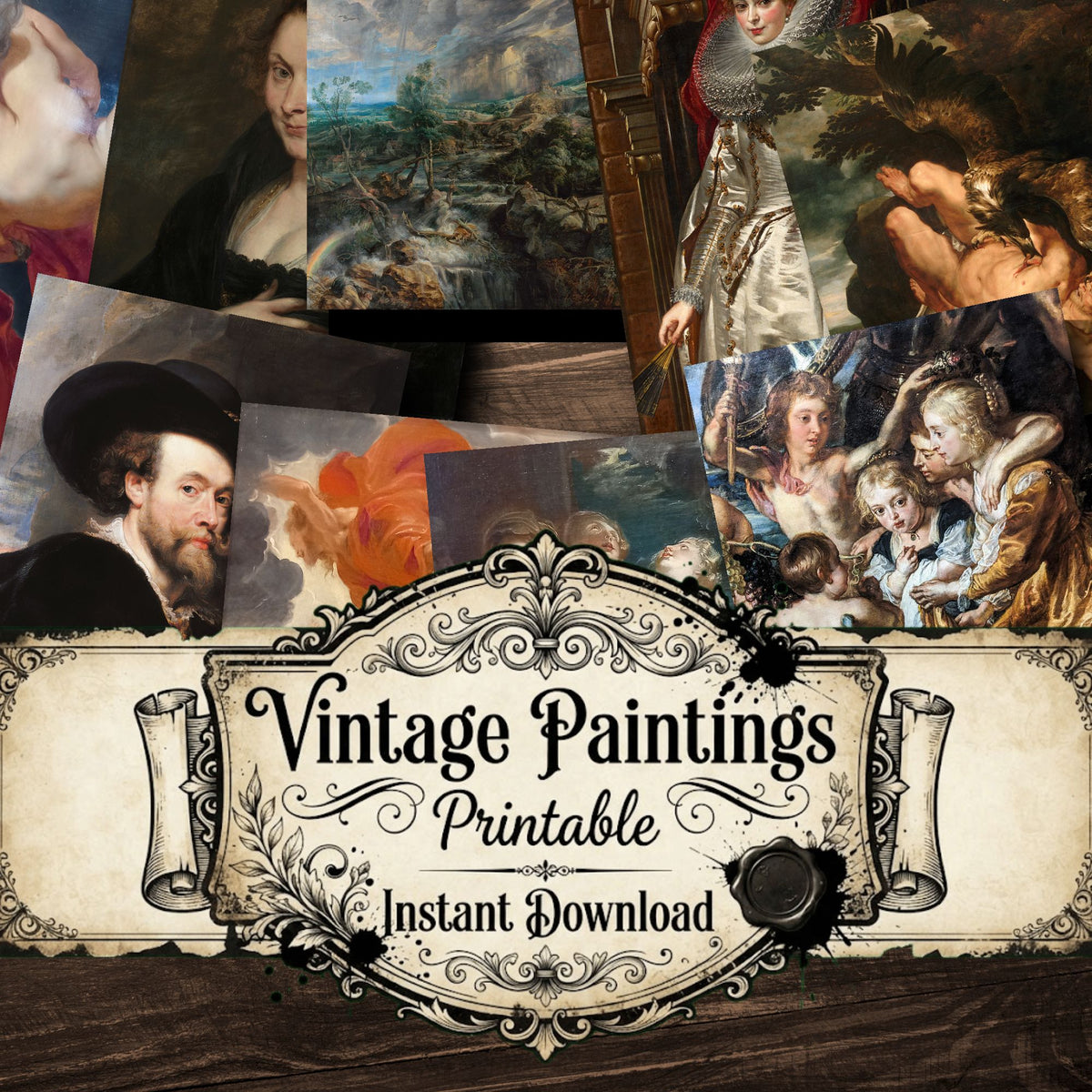 Peter Paul Rubens Vintage Paintings