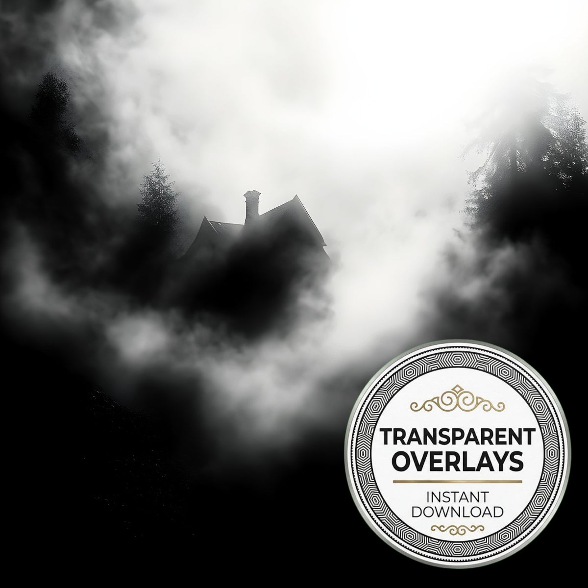 Photography Clipart Of A Gothic Spooky