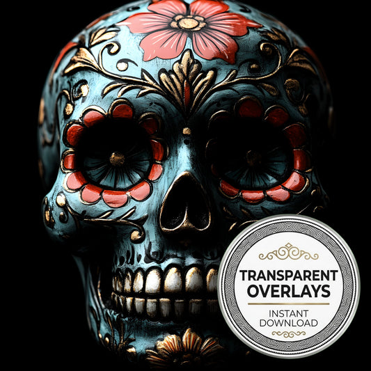 Photography Clipart Of Mexican Sugar Skull