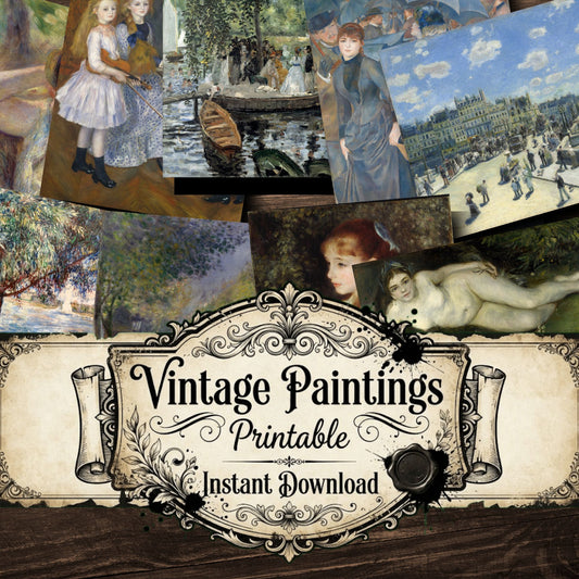 Pierre Auguste Renoir Vintage Paintings
