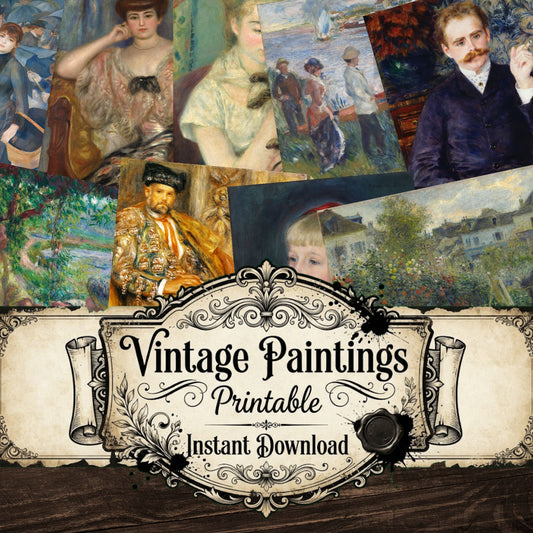Pierre Auguste Renoir Vintage Paintings