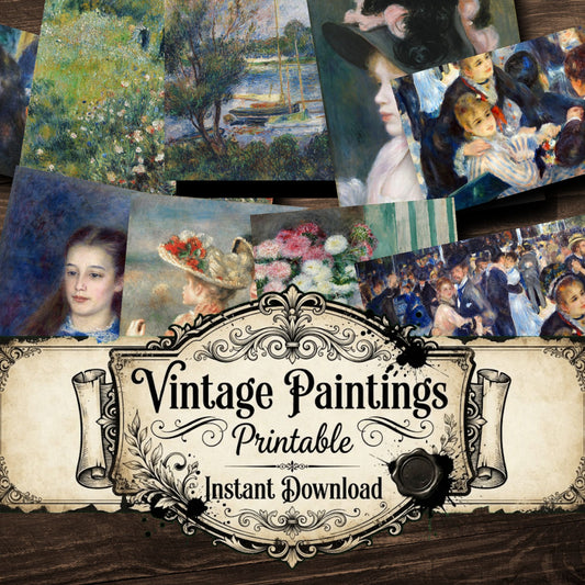 Pierre Auguste Renoir Vintage Paintings