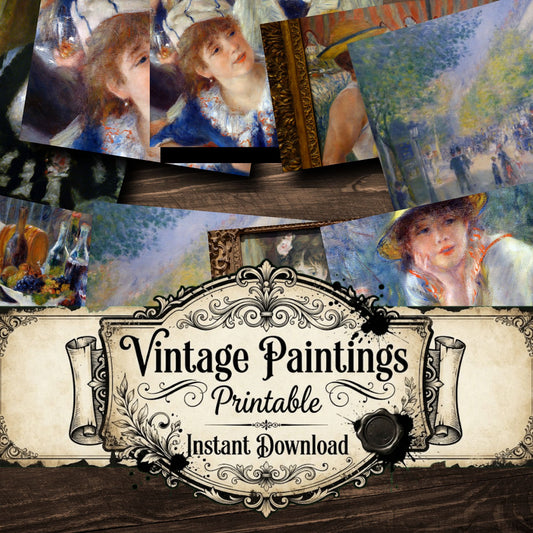 Pierre Auguste Renoir Vintage Paintings