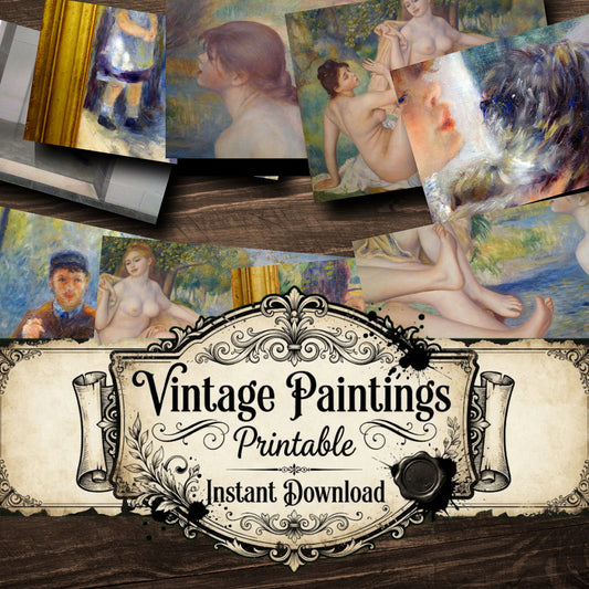Pierre Auguste Renoir Vintage Paintings