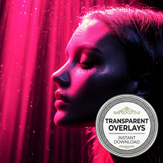 Pink Glitter Lighting Dramatic Transparent Overlay Pngs