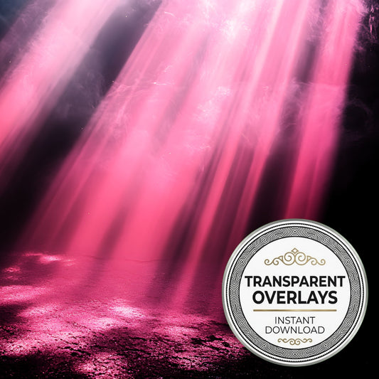 Pink Lighting Dramatic Shadows Transparent Overlay Pngs