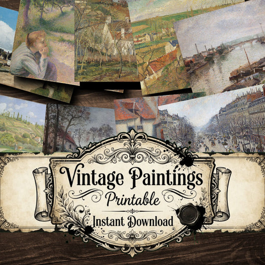 Pissaro Vintage Paintings