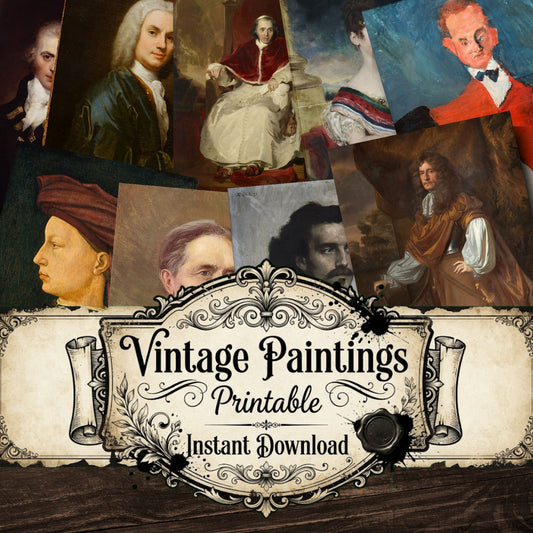 Portraits Vintage Paintings