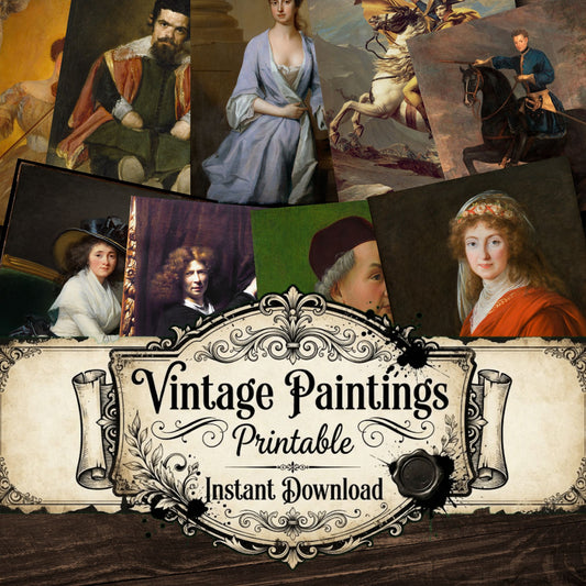 Portraits Vintage Paintings