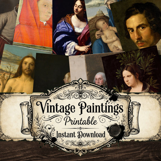 Portraits Vintage Paintings