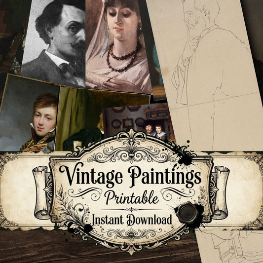 Portraits Vintage Paintings