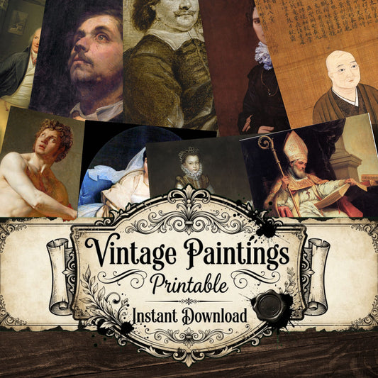 Portraits Vintage Paintings