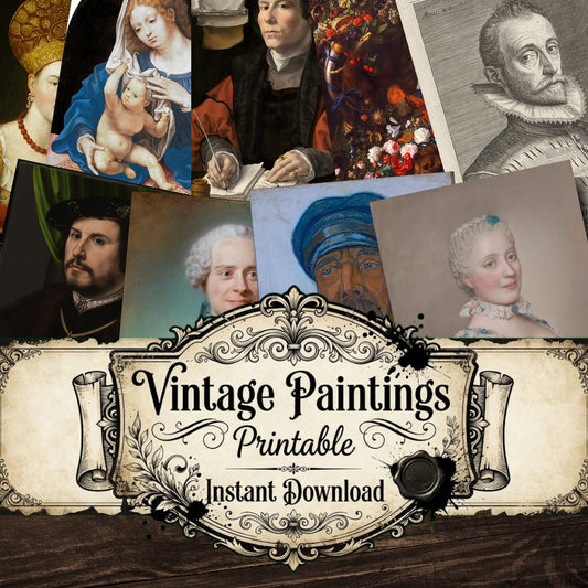 Portraits Vintage Paintings
