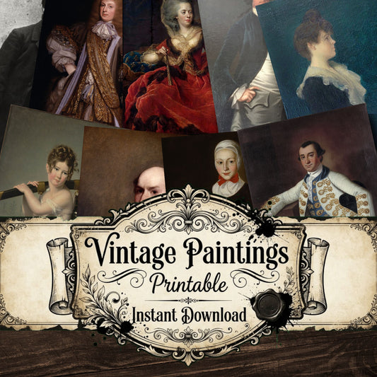 Portraits Vintage Paintings