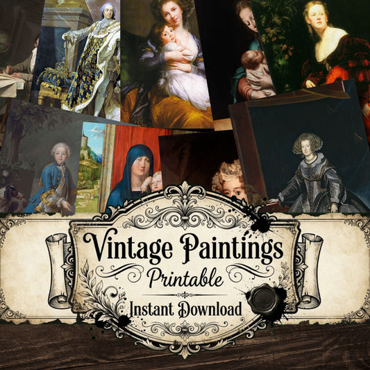 Portraits Vintage Paintings