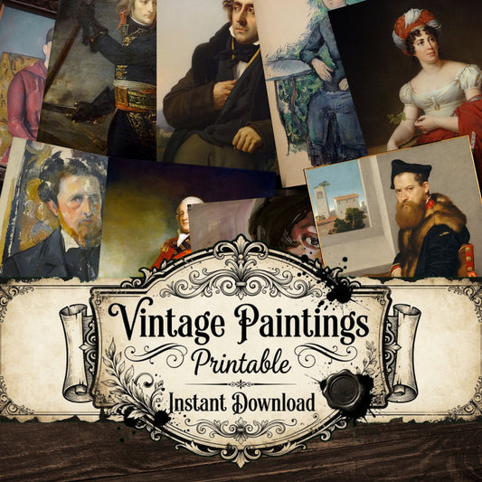 Portraits Vintage Paintings