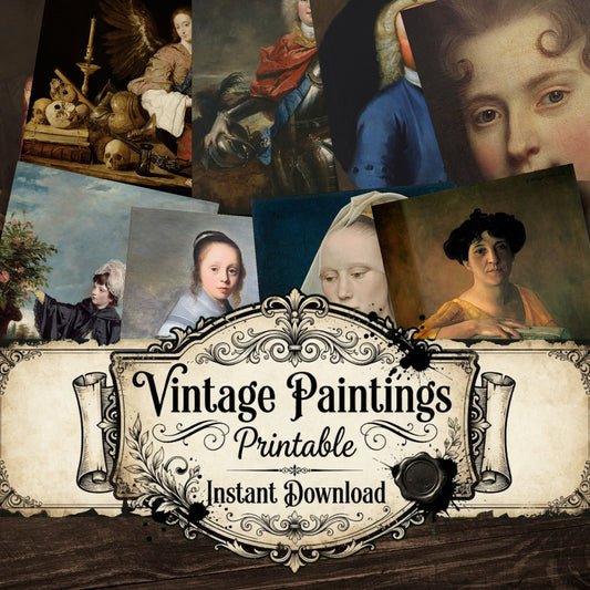 Portraits Vintage Paintings