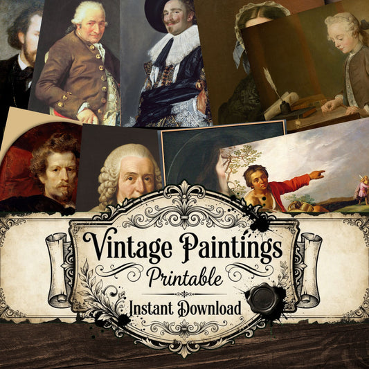 Portraits Vintage Paintings