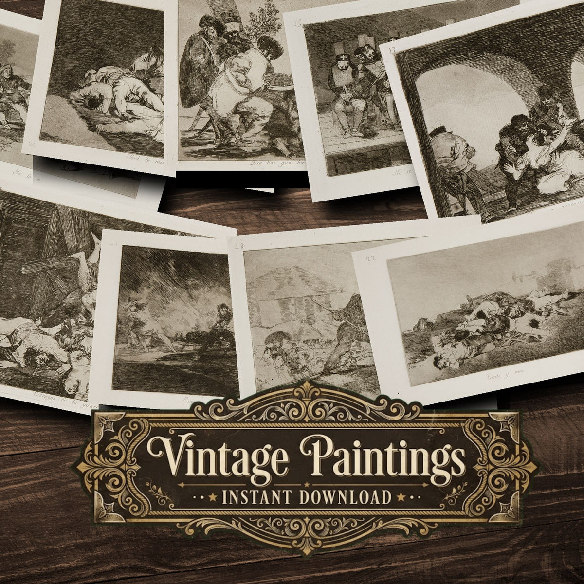 Prado Vintage Paintings