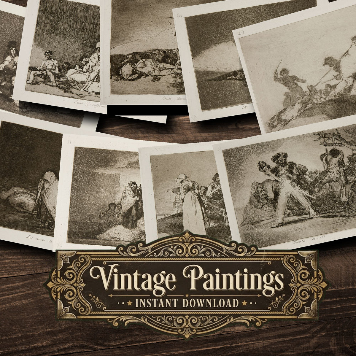 Prado Vintage Paintings