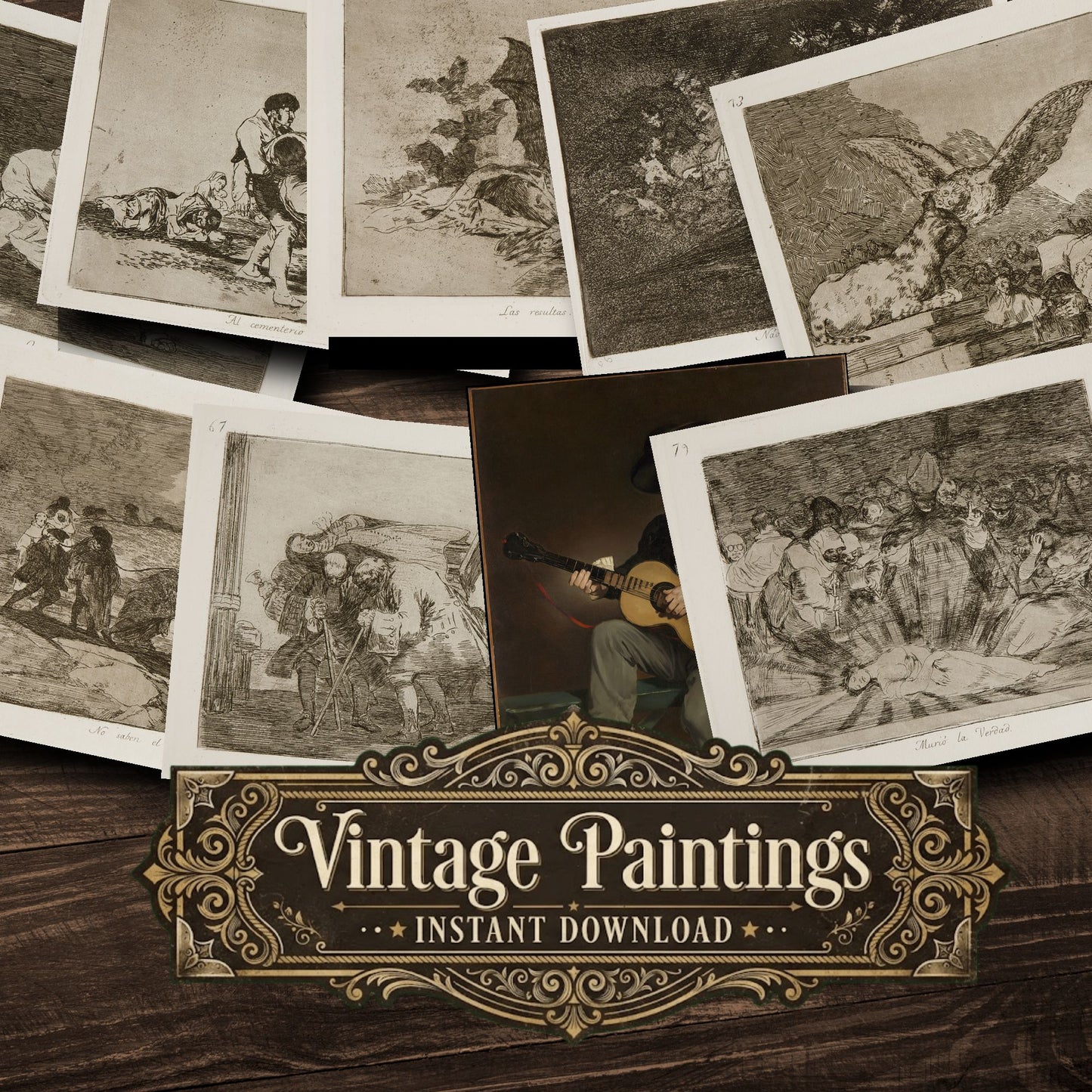 Prado Vintage Paintings