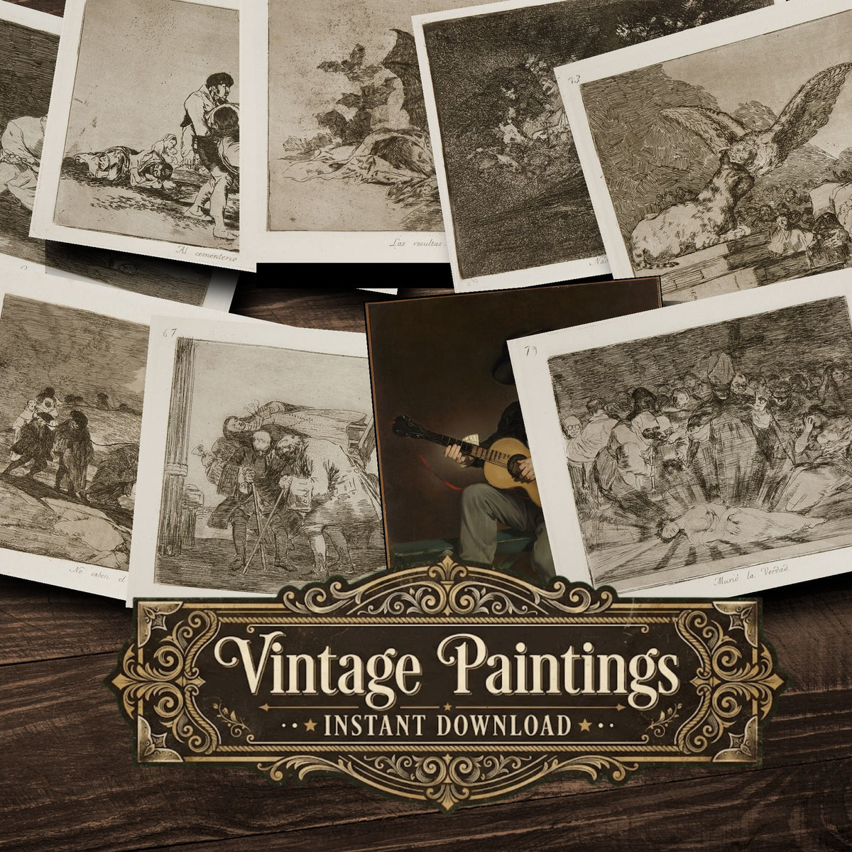 Prado Vintage Paintings