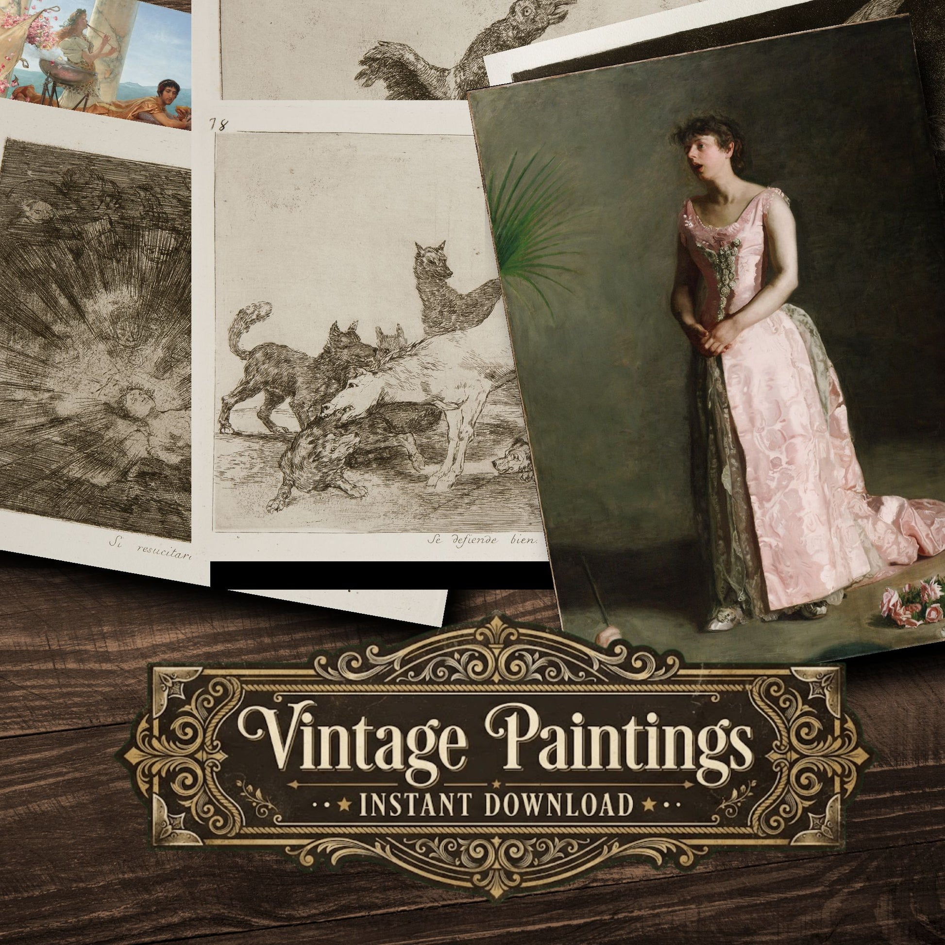 Prado Vintage Paintings