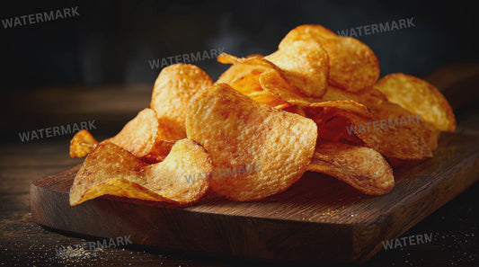 Potato Chips Loop Video Background | Seamless Animated Loop, Potato Snack Pattern | Stream Overlays, Social Media, Ads, YouTube