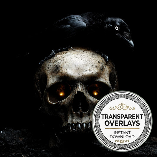 Raven Skull Overlay