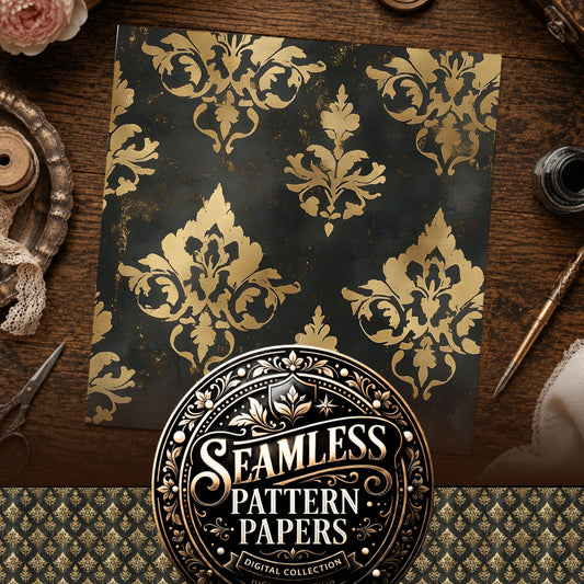 Regal Damask Seamless Pattern