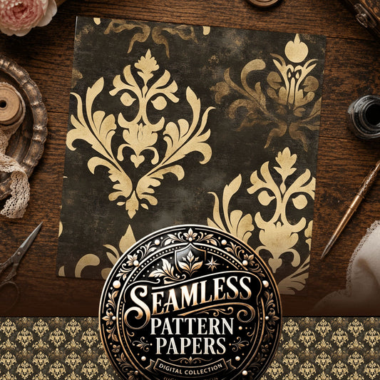 Regal Damask Seamless Pattern