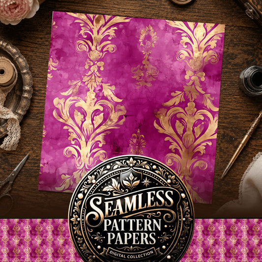 Regal Damask Seamless Pattern