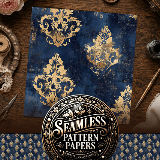 Regal Damask Seamless Pattern