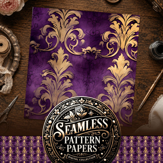 Regal Damask Seamless Pattern
