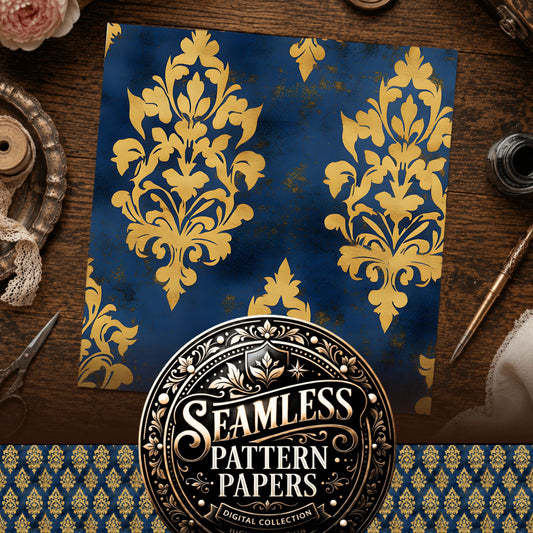Regal Damask Seamless Pattern