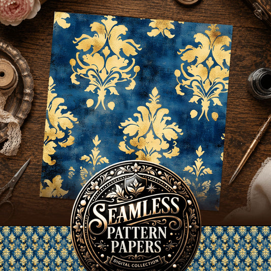 Regal Damask Seamless Pattern