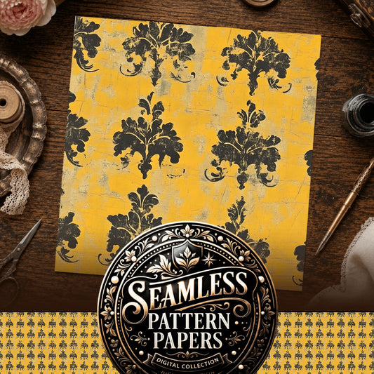 Regal Damask Seamless Pattern