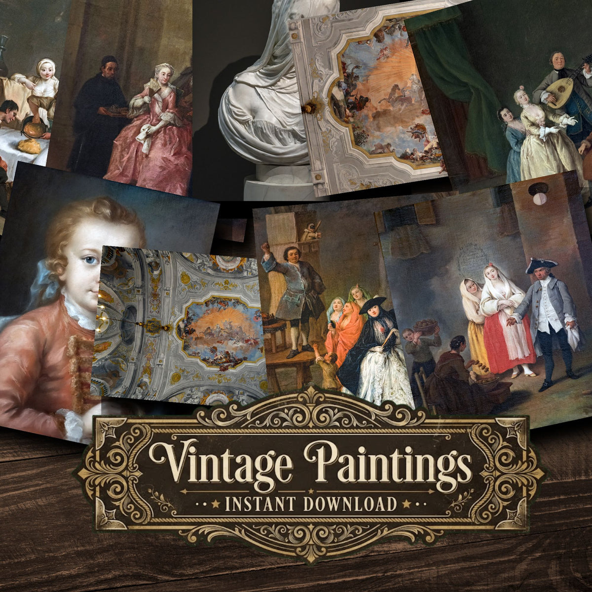 Rezzonico Vintage Paintings